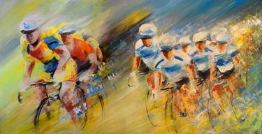 Original Sport Paintings by Miki de Goodaboom