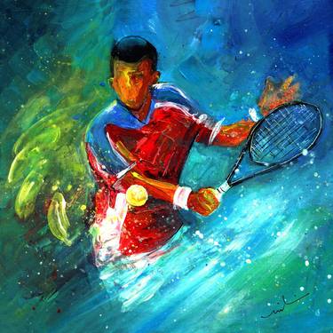 Original Sports Paintings by Miki de Goodaboom