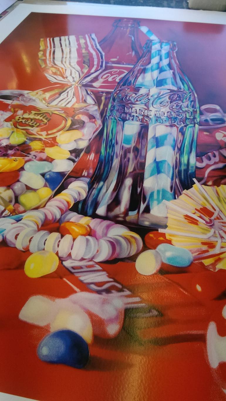 Original Photorealism Food & Drink Printmaking by Kate Brinkworth