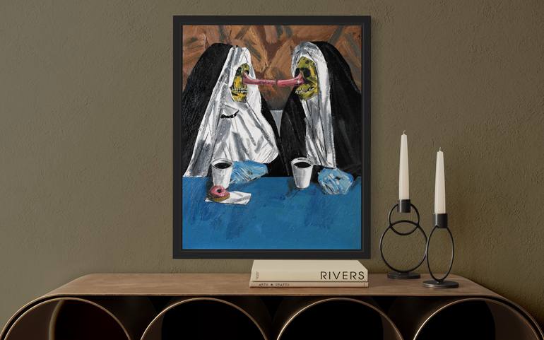 Original Contemporary Religion Painting by Carp Matthew