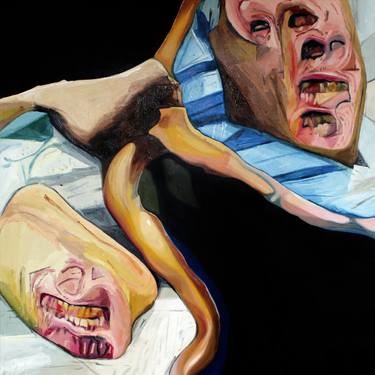 Original Surrealism Mortality Paintings by Carp Matthew