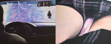 Original Conceptual Car Paintings by Andrea Radai