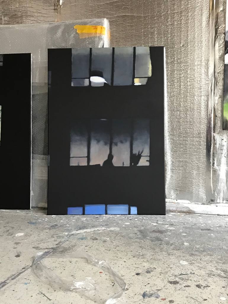 Original Figurative Architecture Painting by Andrea Radai