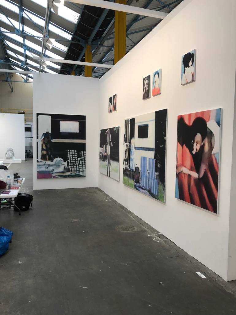 Original Documentary People Painting by Andrea Radai