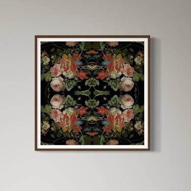 Original Abstract Botanic Collage by Camile O'Briant