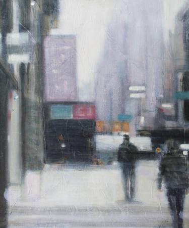Original Expressionism Cities Paintings by Debbie Likley Pacheco