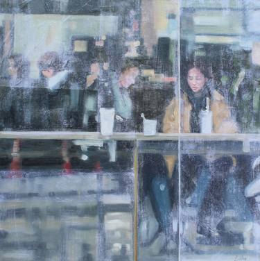 Original Expressionism Cities Paintings by Debbie Likley Pacheco