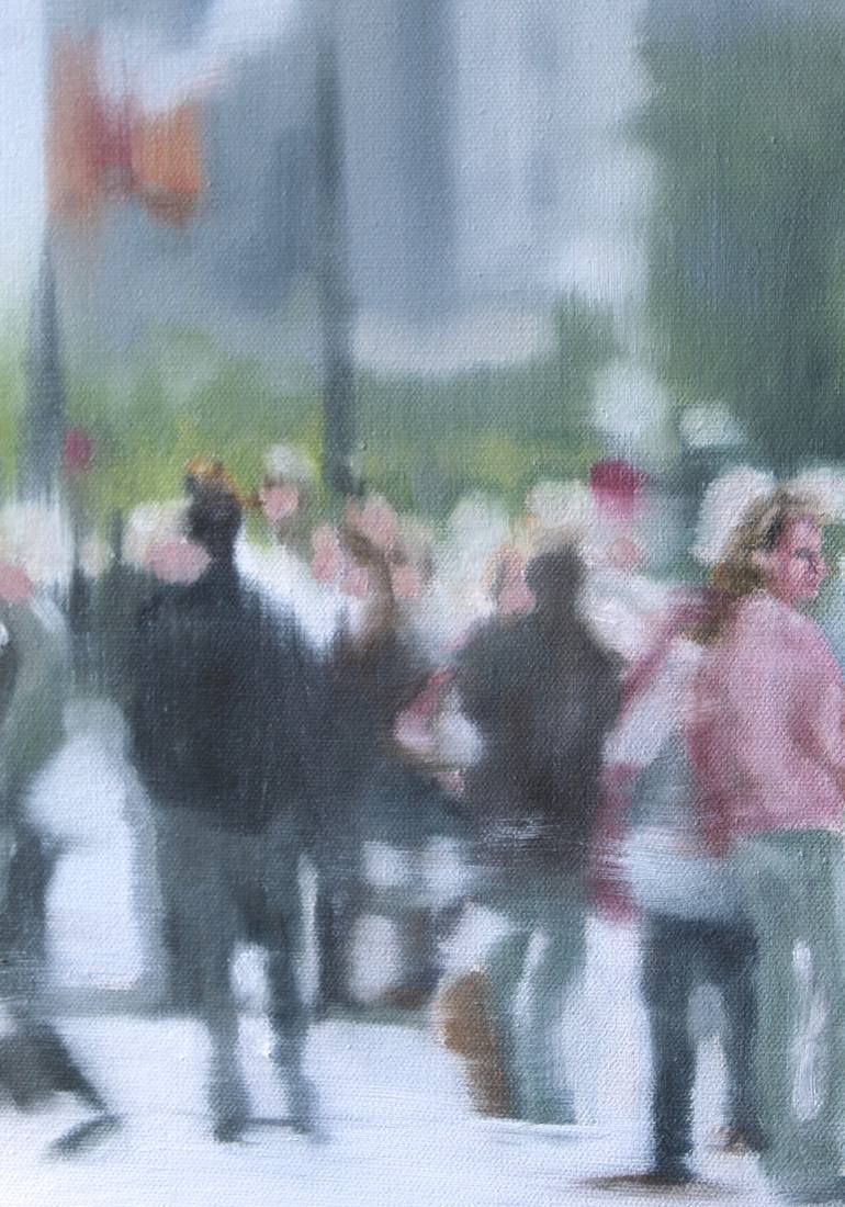 Original Abstract Expressionism People Painting by Debbie Likley Pacheco