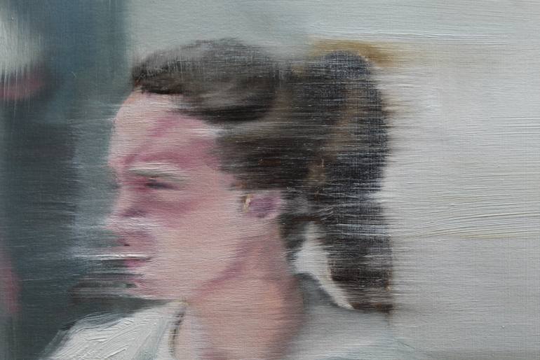 Original Abstract Expressionism Women Painting by Debbie Likley Pacheco