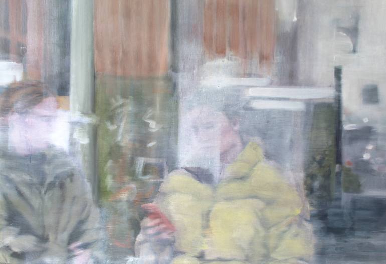 Original Contemporary People Painting by Debbie Likley Pacheco