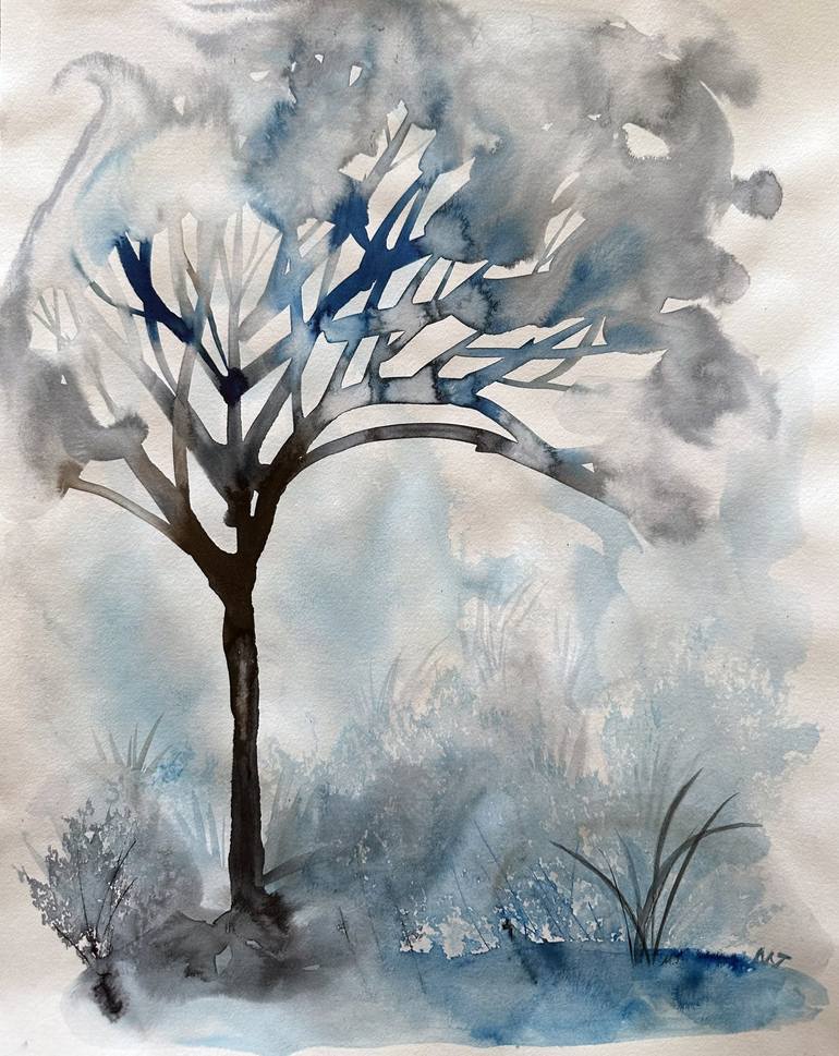 Original Painterly Abstraction Landscape Paintings by Marianna Tankelevich
