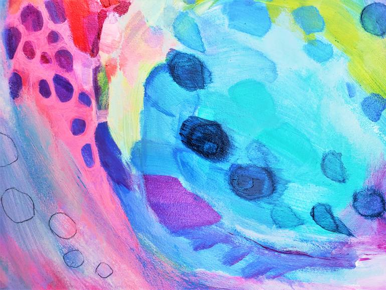 Original Abstract Expressionism Abstract Painting by Shelly Porter