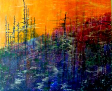 Original Abstract Expressionism Landscape Paintings by JoAnne Hungate