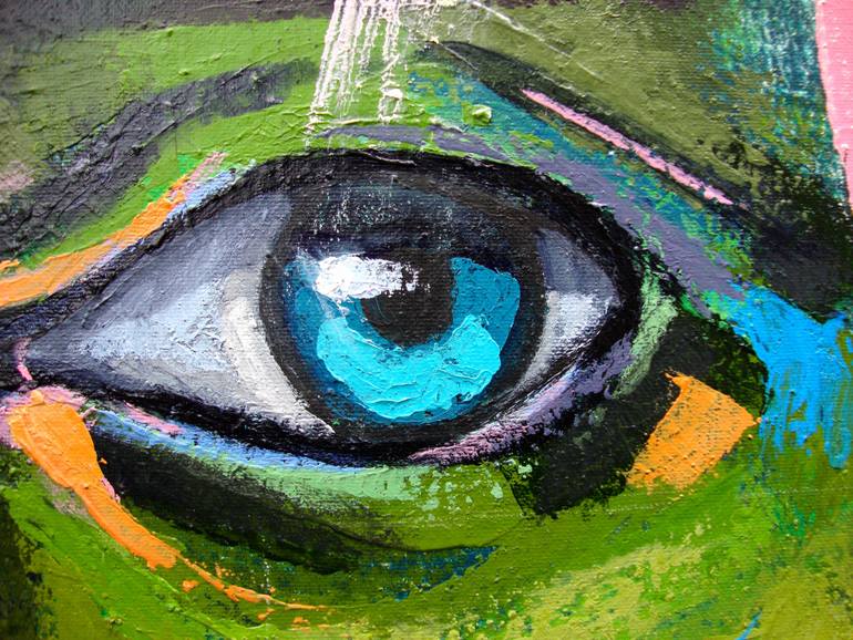 Original Figurative People Painting by Guillermo Garcia