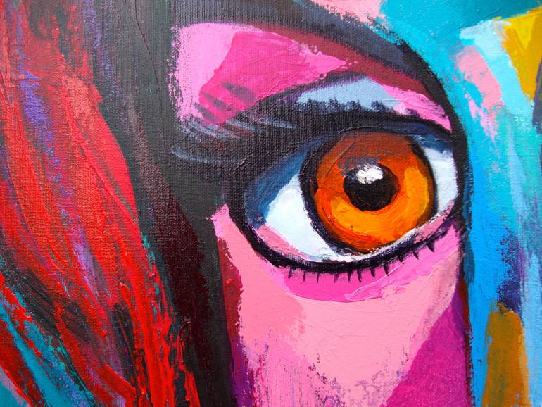 Original Expressionism Pop Culture/Celebrity Painting by Guillermo Garcia