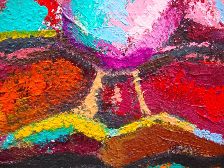 Original Expressionism People Painting by Guillermo Garcia