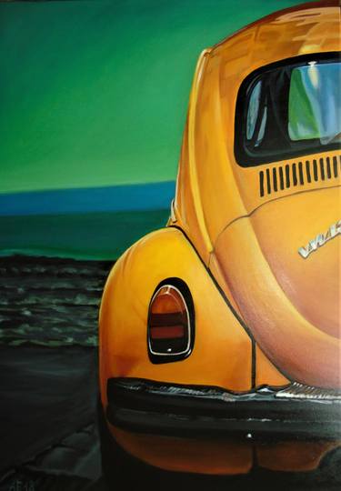 Print of Fine Art Car Paintings by Alex Eisman