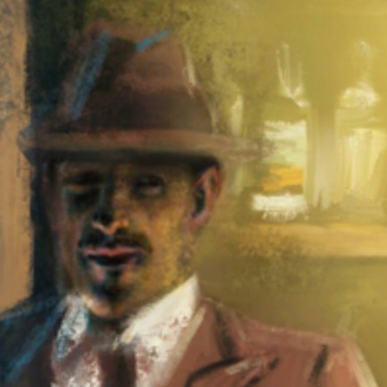 Original Figurative Music Mixed Media by Ant Fox