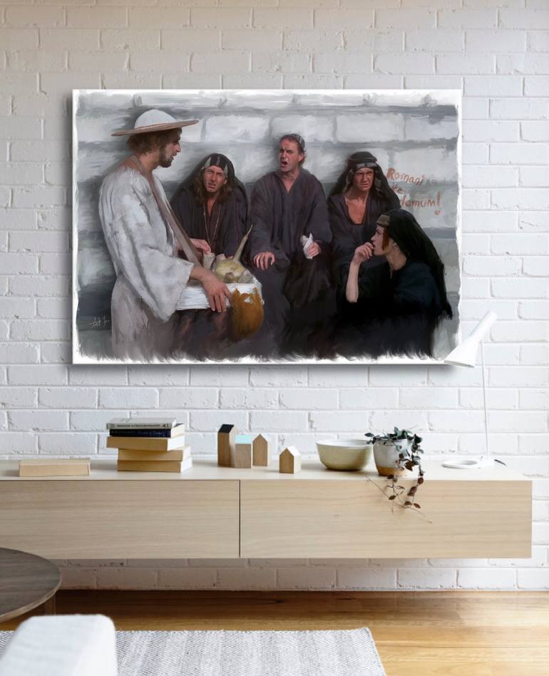 Original Contemporary Pop Culture/Celebrity Mixed Media by Ant Fox
