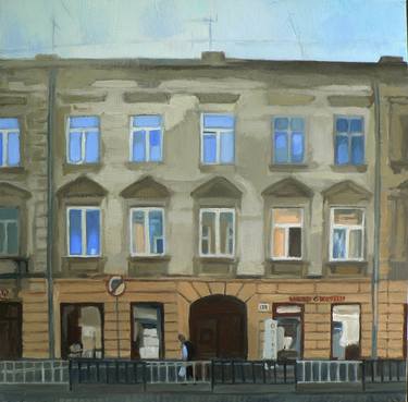 Original Fine Art Cities Paintings by Olena Kamenetska-Ostapchuk