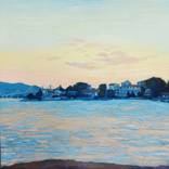 Sea. Light evening. by Olena Kamenetska-Ostapchuk