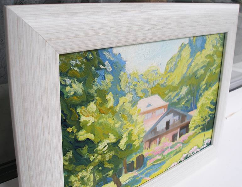 Original Garden Painting by Olena Kamenetska-Ostapchuk