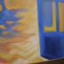 close-up details with signature 