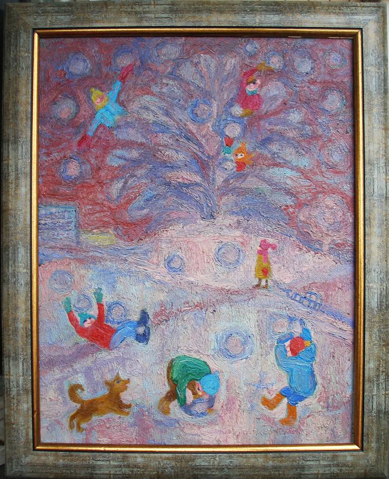 Original Illustration Children Painting by Olena Kamenetska-Ostapchuk