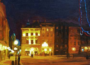 Original Impressionism Cities Paintings by Olena Kamenetska-Ostapchuk