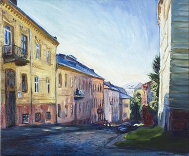 Print of Impressionism Cities Paintings by Olena Kamenetska-Ostapchuk