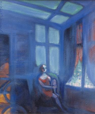 Print of Figurative Interiors Paintings by Olena Kamenetska-Ostapchuk