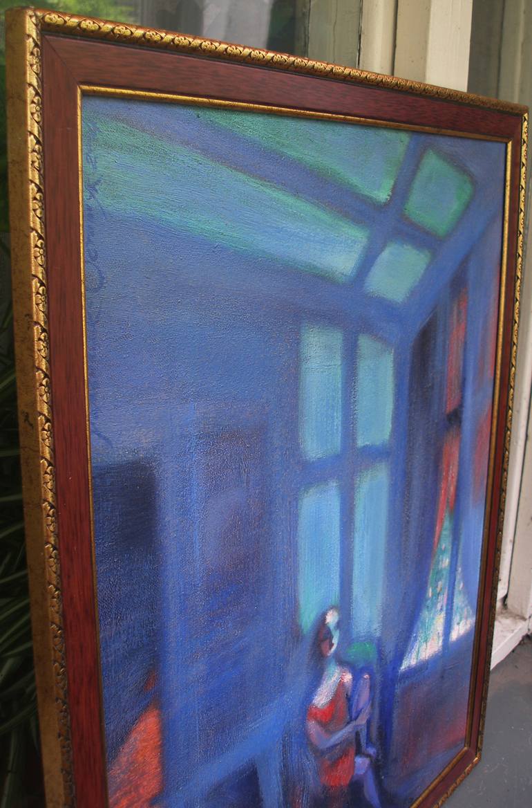 Original Figurative Interiors Painting by Olena Kamenetska-Ostapchuk