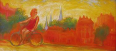 Original Bicycle Paintings by Olena Kamenetska-Ostapchuk