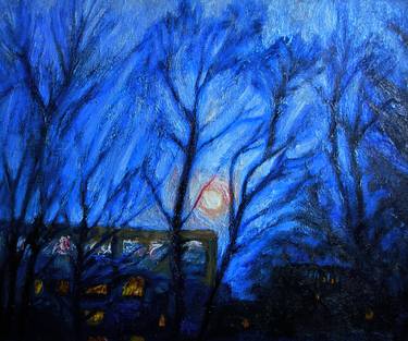 Print of Impressionism Tree Paintings by Olena Kamenetska-Ostapchuk