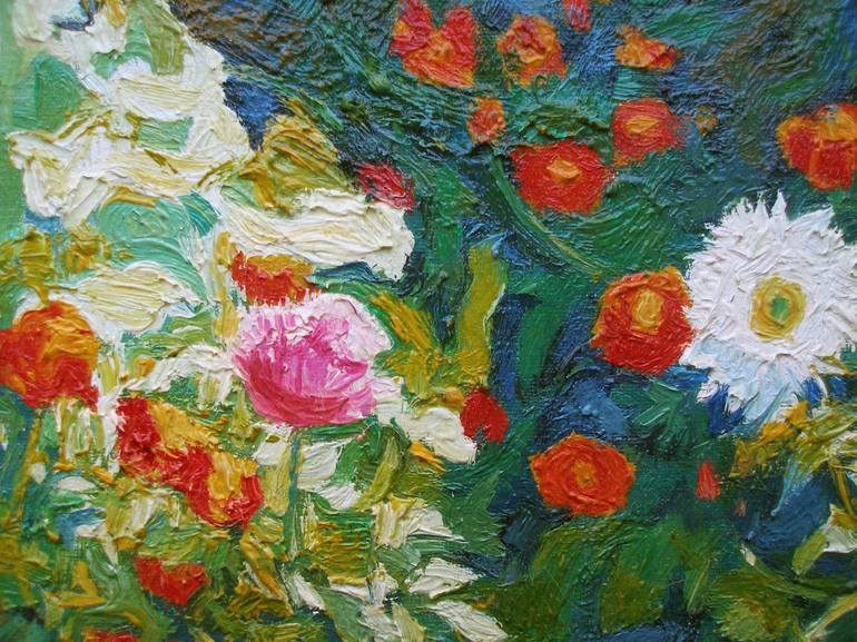 Original Floral Painting by Olena Kamenetska-Ostapchuk