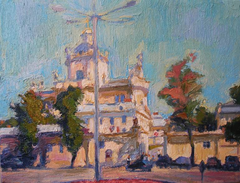 Print of Fine Art Cities Paintings by Olena Kamenetska-Ostapchuk