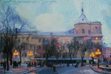 Print of Cities Paintings by Olena Kamenetska-Ostapchuk