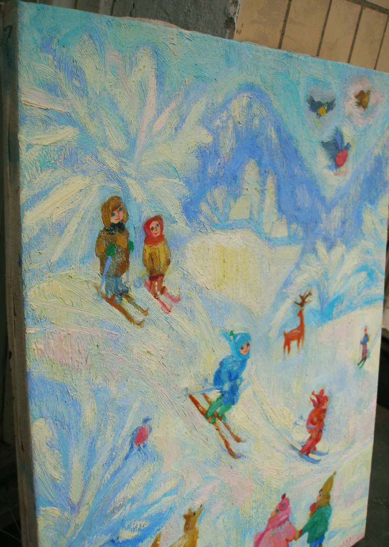 Original Children Painting by Olena Kamenetska-Ostapchuk