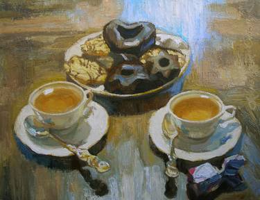 Print of Fine Art Food & Drink Paintings by Olena Kamenetska-Ostapchuk