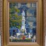 The artwork in a frame