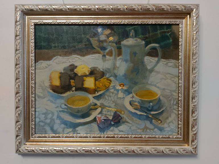 Original Fine Art Food & Drink Painting by Olena Kamenetska-Ostapchuk