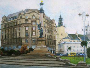 Print of Fine Art Architecture Paintings by Olena Kamenetska-Ostapchuk