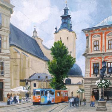 Print of Figurative Architecture Paintings by Olena Kamenetska-Ostapchuk