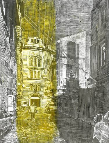 Print of Architecture Drawings by Olena Kamenetska-Ostapchuk