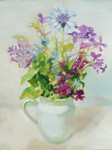 Original Fine Art Floral Paintings by Olena Kamenetska-Ostapchuk