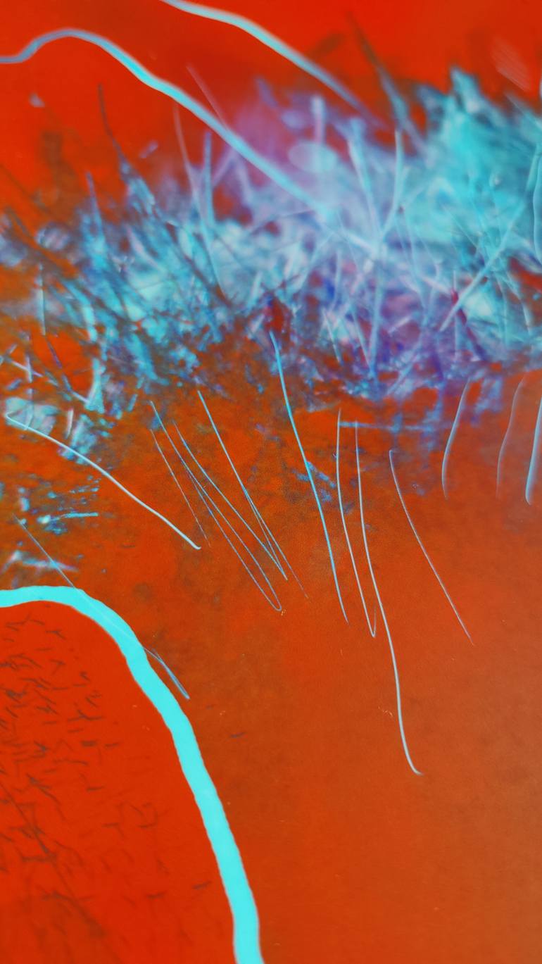 Original Expressionism Abstract Mixed Media by Elis Mets