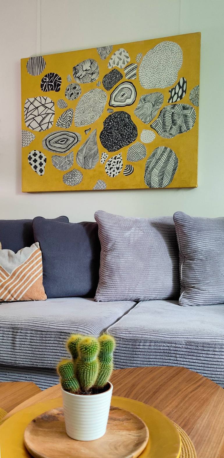 Original Abstract Expressionism Abstract Painting by Elis Mets