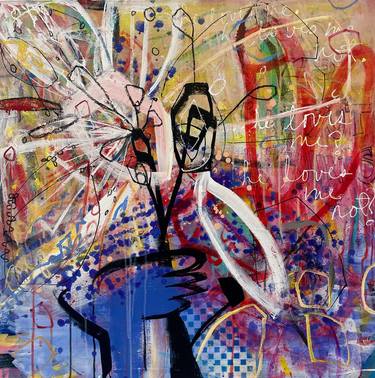Original Abstract Expressionism Graffiti Paintings by MG Stout