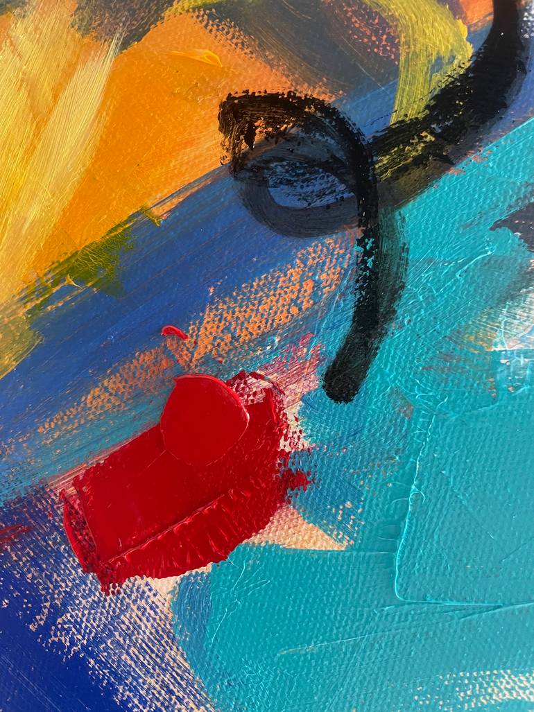 Original Expressionism Abstract Painting by Mg Stout