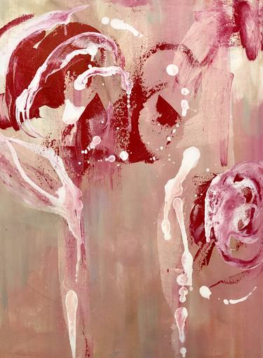 Print of Abstract Expressionism Floral Paintings by MG Stout